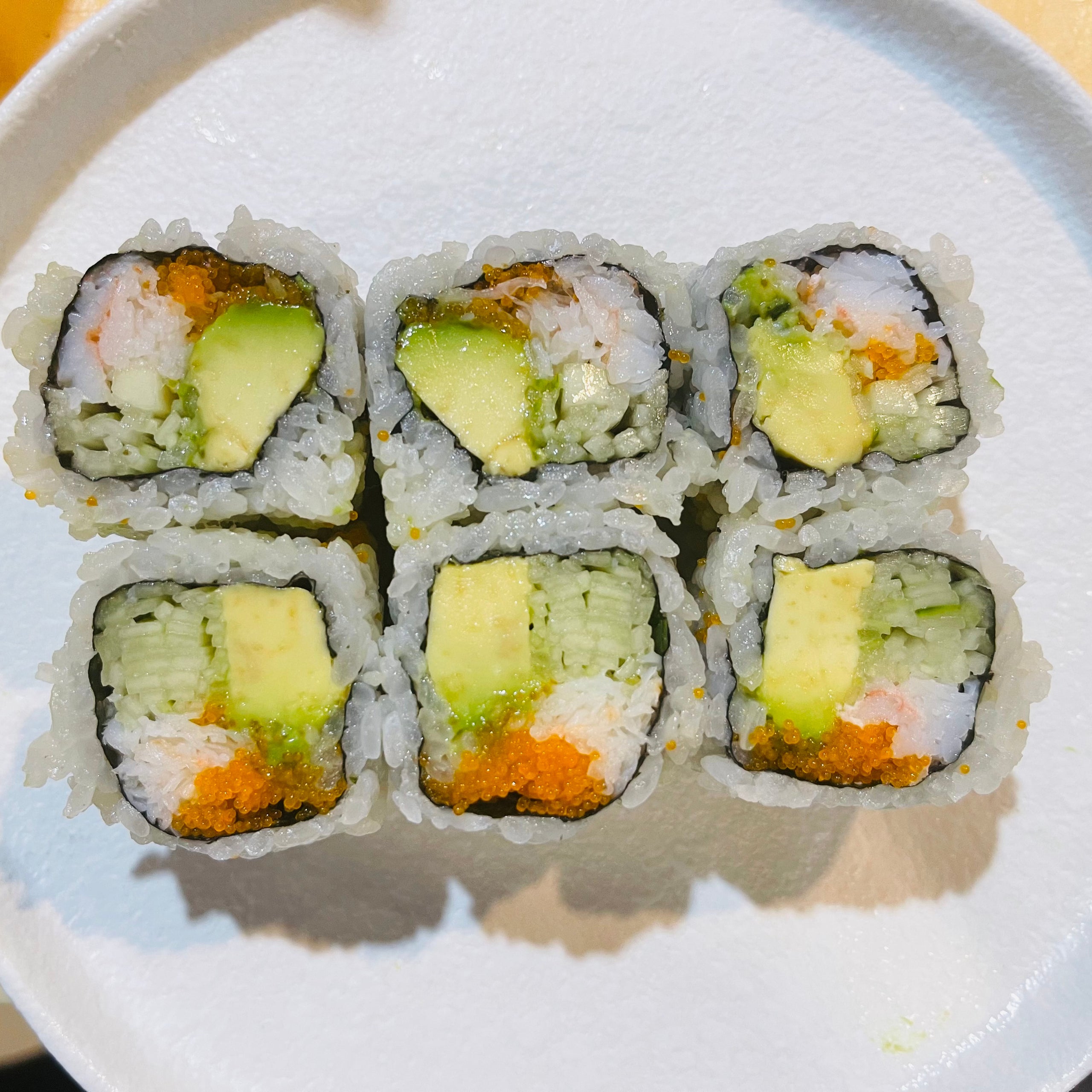 Snow crab California Roll Sushi Hatsune NYC